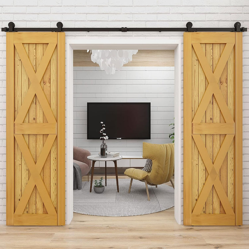 11FT Sliding Barn Wood Door Closet Hardware