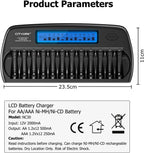 12 Bays Smart Battery Charger Aa Aaa Ni-Mh