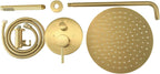 12 Inch Brass Shower System Wall Mounted Concealed