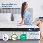 12 Inch Mattresses for Back Pain Relief Hybrid