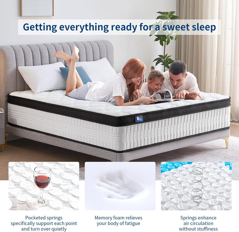 12 Inch Mattresses for Back Pain Relief Hybrid