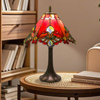 12 Inch Tiffany Table Lamp Baroque Style Stained