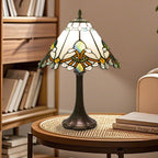 12 Inch Tiffany Table Lamp Baroque Style Stained