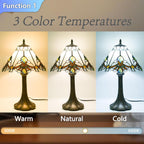 12 Inch Tiffany Table Lamp Baroque Style Stained