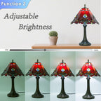 12 Inch Tiffany Table Lamp Baroque Style Stained