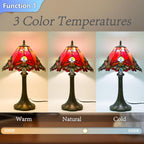 12 Inch Tiffany Table Lamp Baroque Style Stained