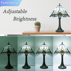 12 Inch Tiffany Table Lamp Baroque Style Stained
