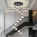 12 Light Raindrop Crystal Chandelier