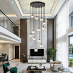 12 Light Raindrop Crystal Chandelier