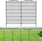 12 Panel No Dig Decorative Garden Fence