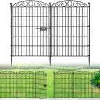 12 Panel No Dig Decorative Garden Fence