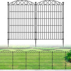 12 Panel No Dig Decorative Garden Fence
