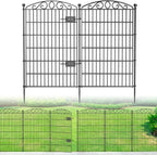 12 Panel No Dig Decorative Garden Fence