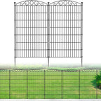 12 Panel No Dig Decorative Garden Fence