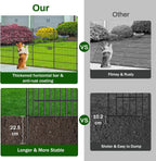 12 Panel No Dig Decorative Garden Fence