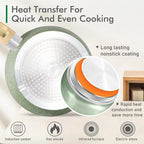 12 Pieces Nonstick Pots and Pans Set Cookware