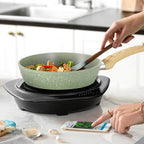 12 Pieces Nonstick Pots and Pans Set Cookware