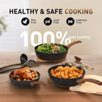 12 Pieces Nonstick Pots and Pans Set Cookware