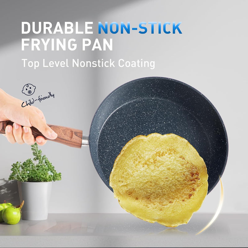 12 Pieces Nonstick Pots and Pans Set Cookware