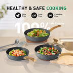 12 Pieces Nonstick Pots and Pans Set Cookware
