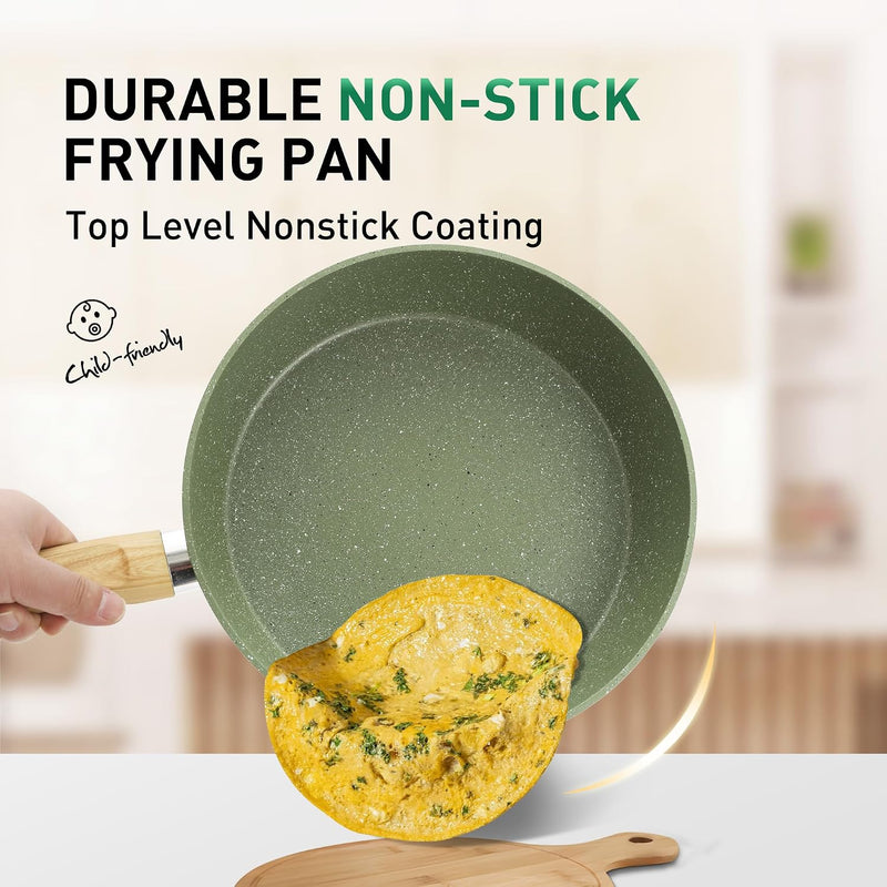 12 Pieces Nonstick Pots and Pans Set Cookware