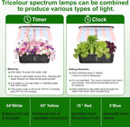 12-Pod Indoor Hydroponic Growing System with 20W Full