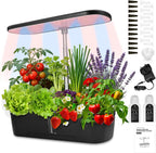 12-Pod Indoor Hydroponic Growing System with 20W Full