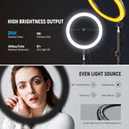 12" Ring Light with Stand Tripod