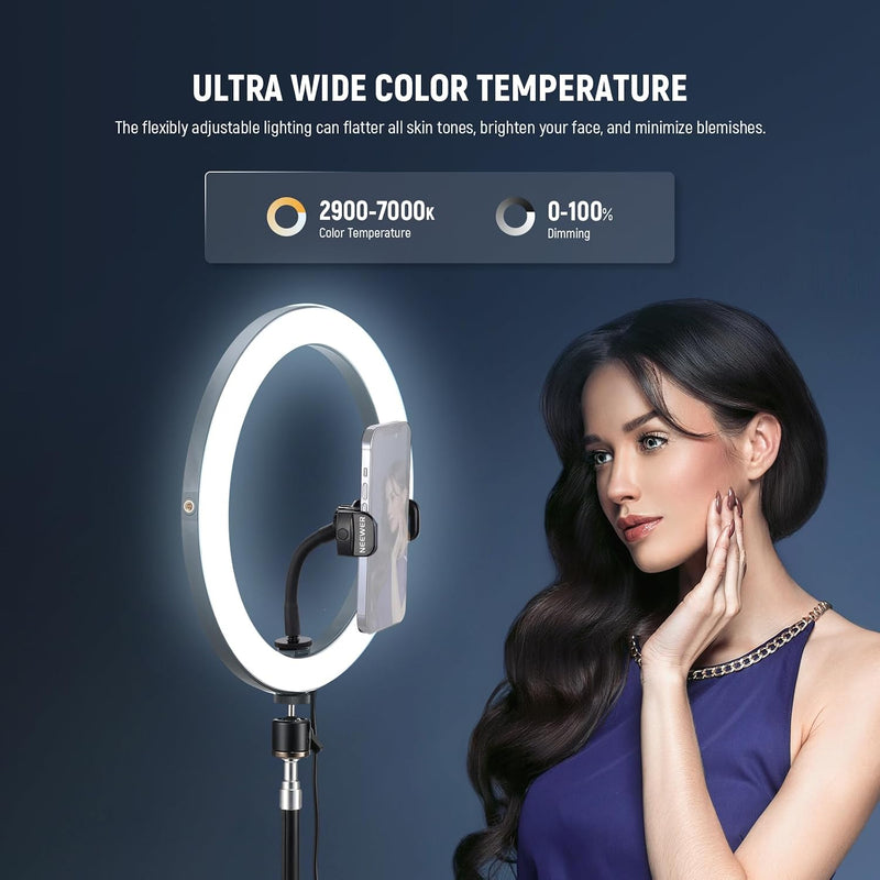 12" Ring Light with Stand Tripod