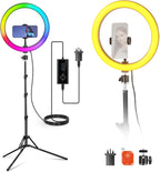 12" Ring Light with Stand Tripod