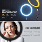 12" Ring Light with Stand Tripod
