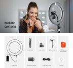 12" Ring Light with Stand Tripod