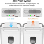 12-Sheet Cross Cut Paper Shredder Home