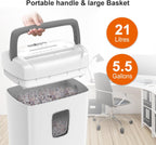 12-Sheet Cross Cut Paper Shredder Home