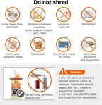 12-Sheet Cross Cut Paper Shredder Home