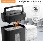 12-Sheet Cross Cut Paper Shredder Home