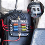 12-Way Blade Fuse Block W Negative Bus Atc
