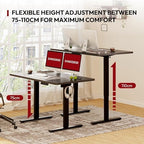 120 X 60CM Electric Standing Desk One Piece