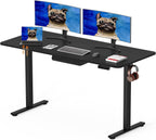 120 X 60CM Electric Standing Desk One Piece