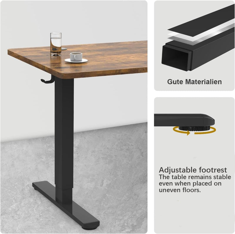 120 X 60CM Electric Standing Desk with USB