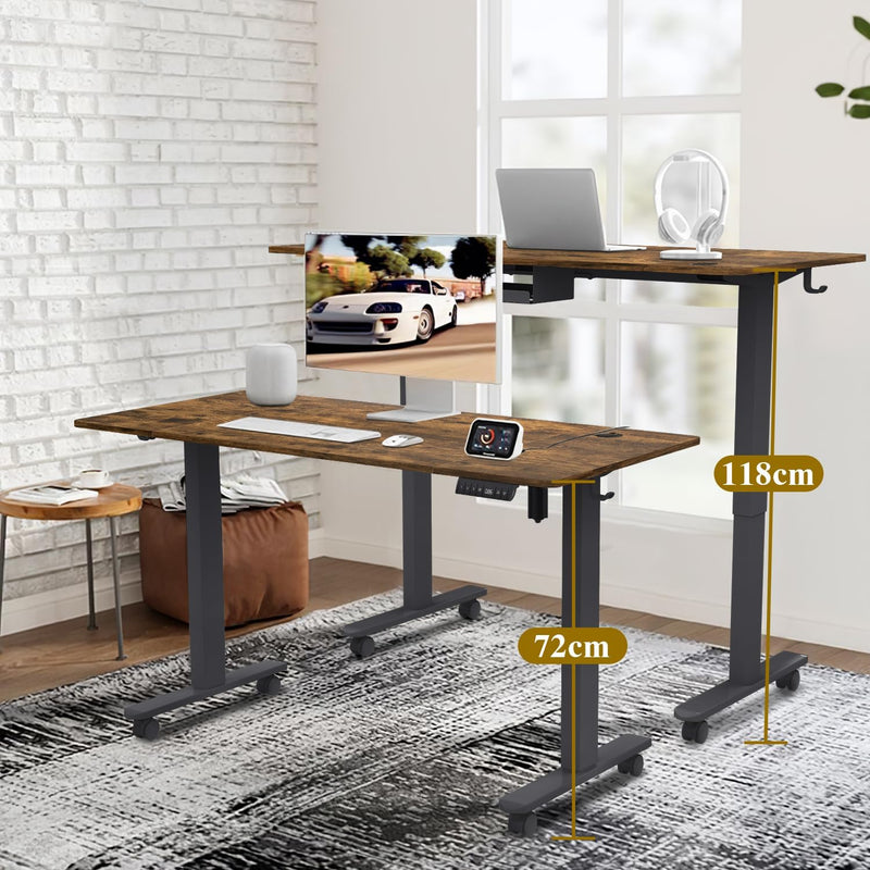 120 X 60CM Electric Standing Desk with USB