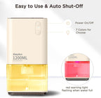 1200ML Electric Dehumidifier with Ultra Quiet Auto Shut