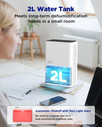 1200ML Electric Dehumidifier with Ultra Quiet Auto Shut