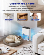 1200ML Electric Dehumidifier with Ultra Quiet Auto Shut