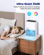 1200ML Electric Dehumidifier with Ultra Quiet Auto Shut