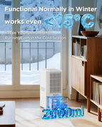 1200ML Electric Dehumidifier with Ultra Quiet Auto Shut