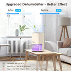 1200ML Electric Dehumidifier with Ultra Quiet Auto Shut