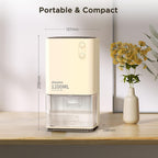 1200ML Electric Dehumidifier with Ultra Quiet Auto Shut