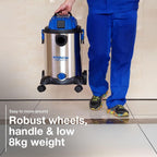 1200W 25L Wet Dry Vacuum Cleaner 3-In-1 Blow