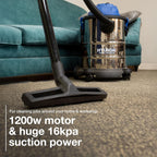 1200W 25L Wet Dry Vacuum Cleaner 3-In-1 Blow